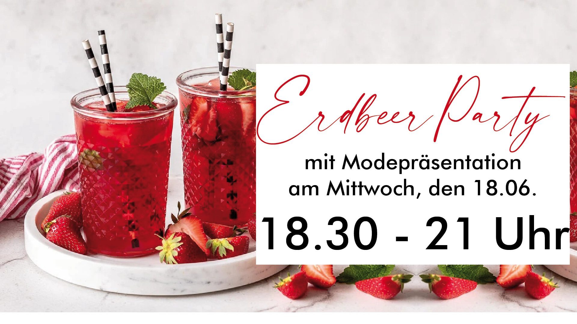 Erb eerfest mit Modepräsentation 18.6.2025 18.30 bis 21 Uhr